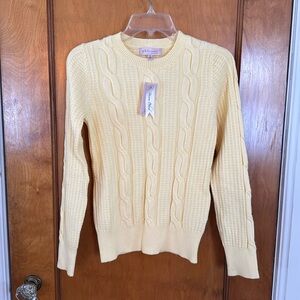 NWT Philosophy cableknit sweater
